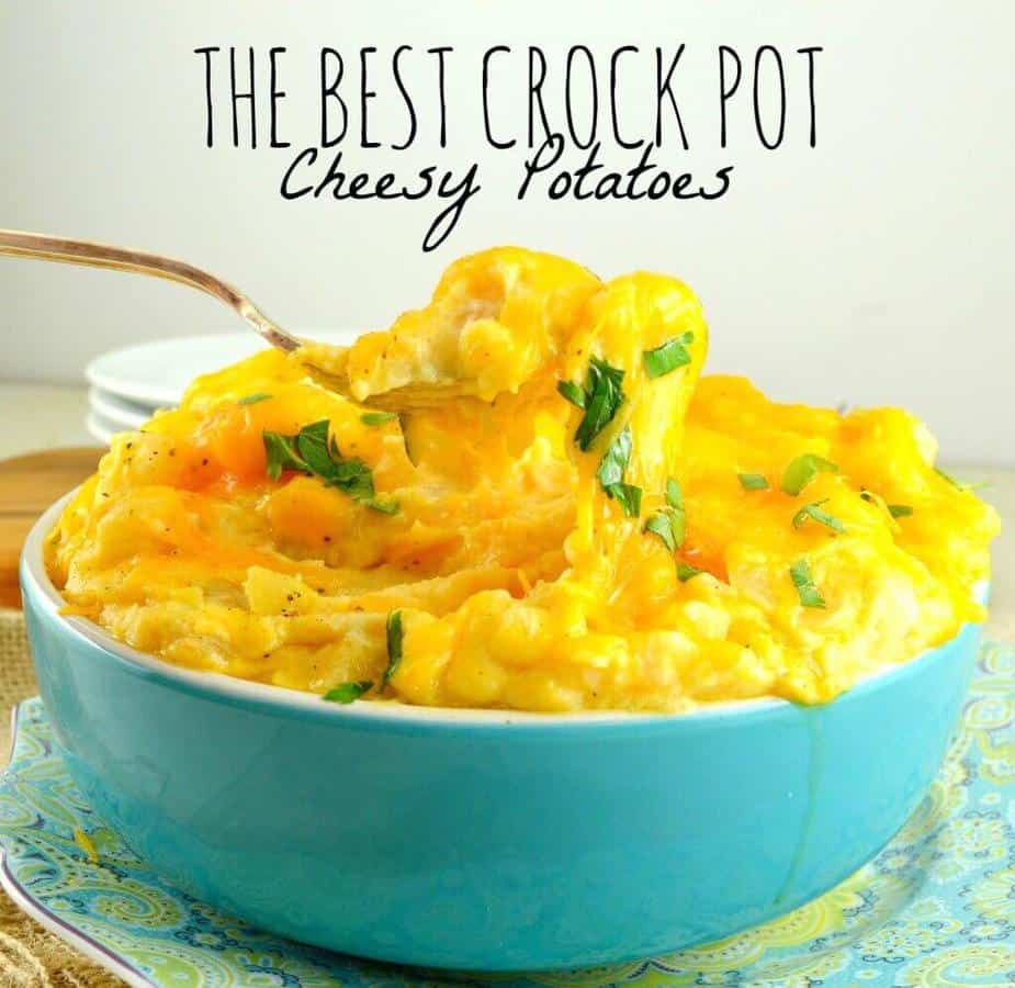 Cheesy…Creamy…Comforting….Crock Pot Potatoes!!!