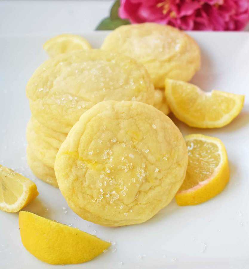These lemon sugar cookies are to die for!