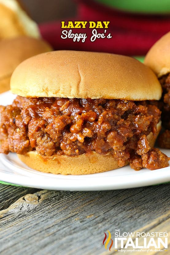  Lazy Day Sloppy Joe's are miles away from ordinary with a special ingredient added to really kick this simple recipe up a notch. This hearty meal is ready in just 15 minutes these can be on your table any night of the week!