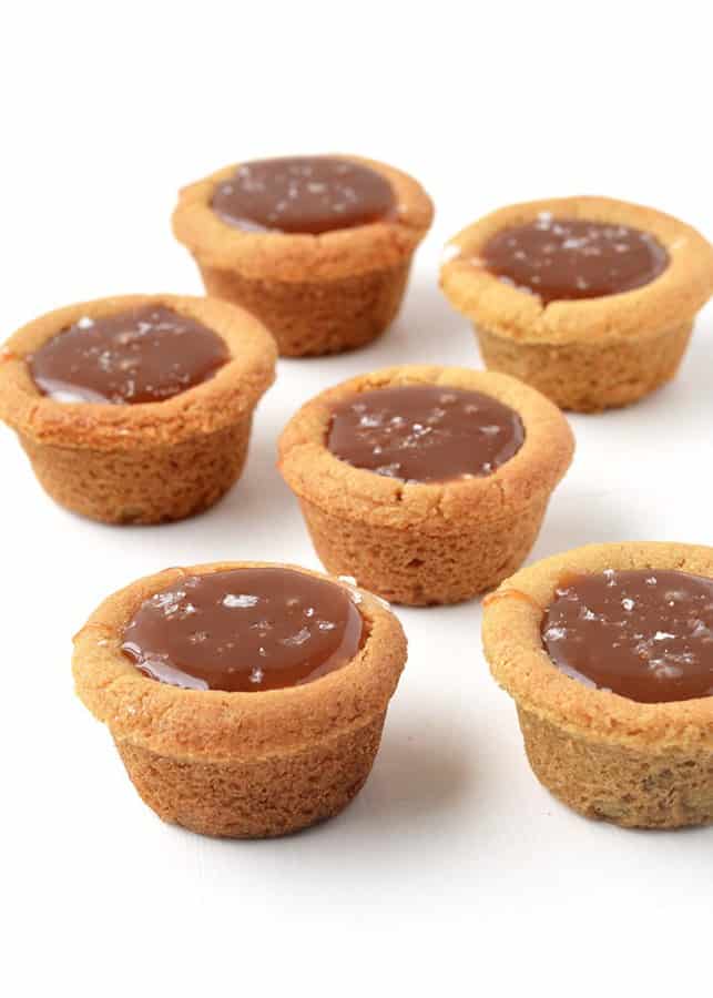 If you love salted caramel, you will love these Caramel White Chocolate Cookie Cups.