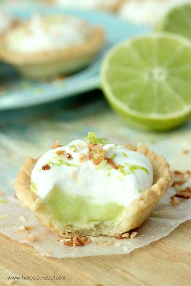 A light, creamy and refreshing lime filling topped with fluffy coconut cream! Easily dairy free. Perfect for Spring or Cinco de Mayo!
