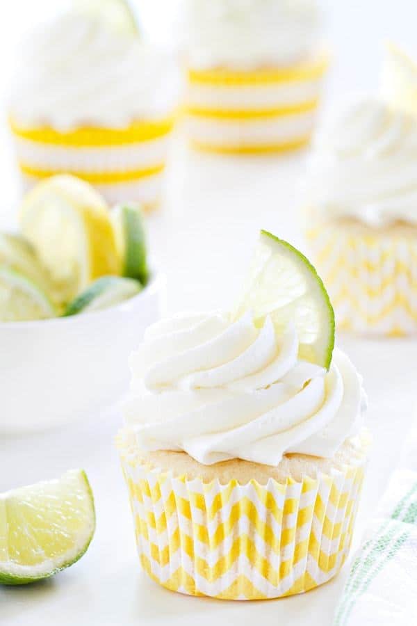 Lemon Lime Cupcakes are loaded with fresh citrus flavor, both in the cake and fluffy buttercream frosting. They’re sure to make your summer a little more amazing!