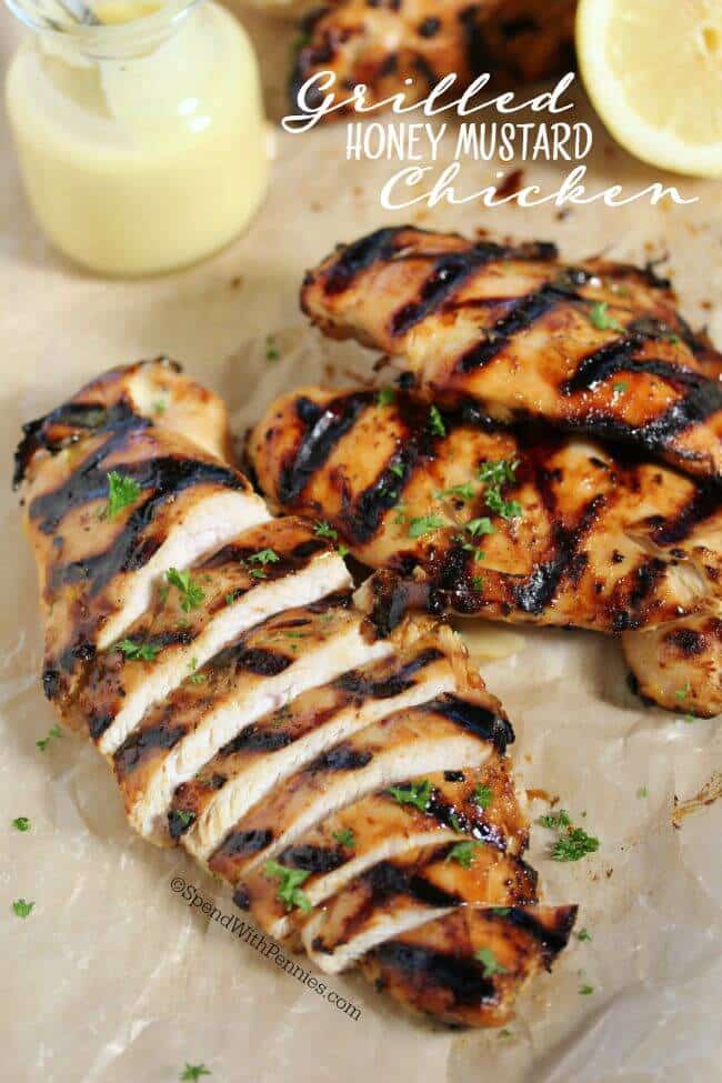 Honey Mustard Grilled Chicken will become a staple in your household!