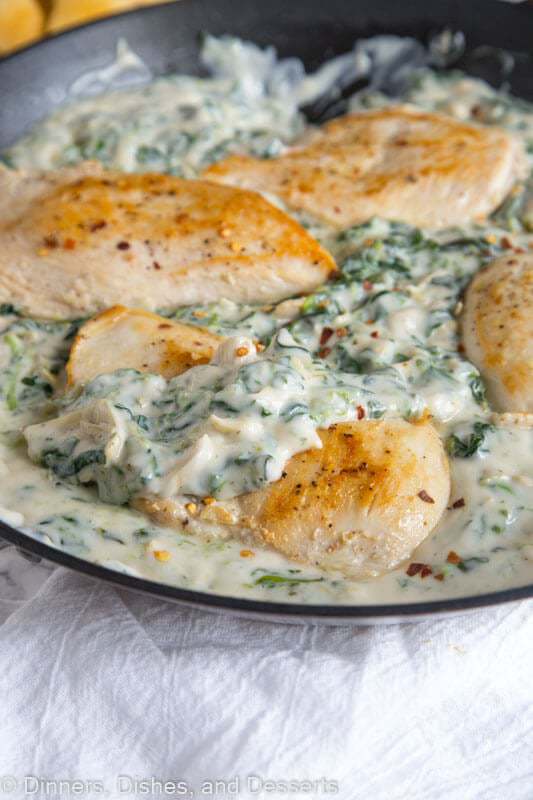 Spinach And Artichoke Chicken Skillet - The Best Blog Recipes