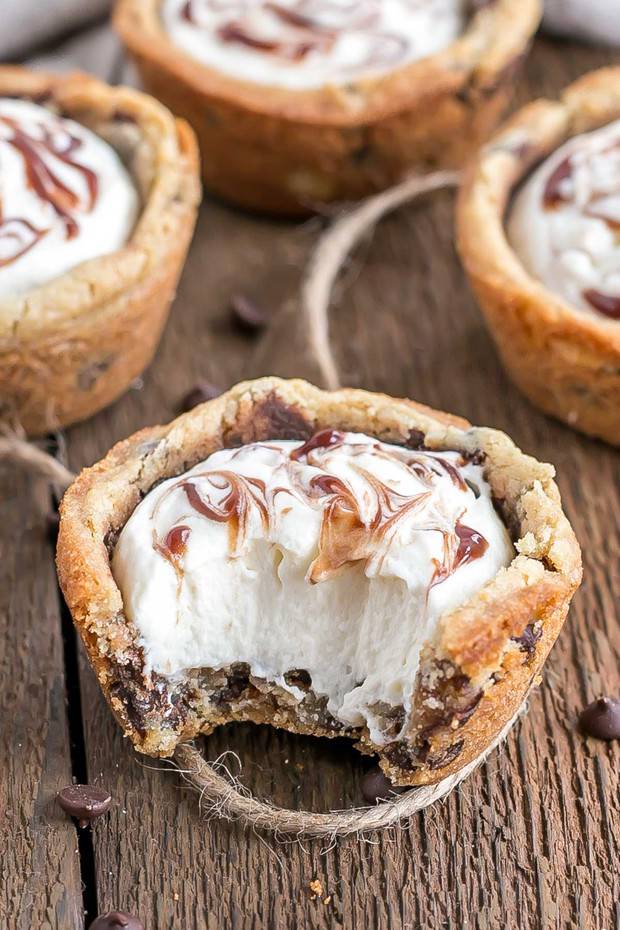 Chocolate Chip Cookie Cups - The Best Blog Recipes