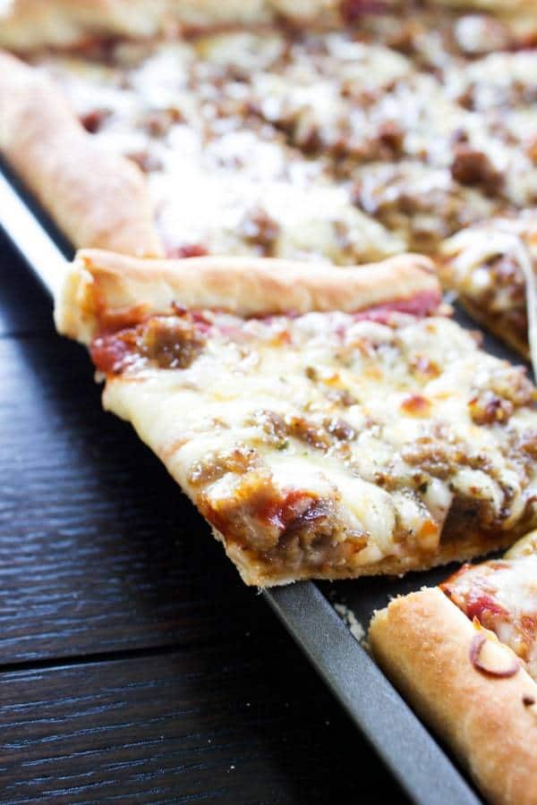 Sheet Pan Pizza - The Best Blog Recipes