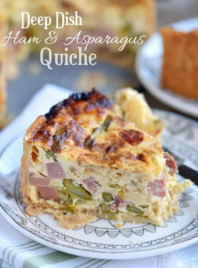 Deep Dish Ham And Asparagus Quiche - The Best Blog Recipes