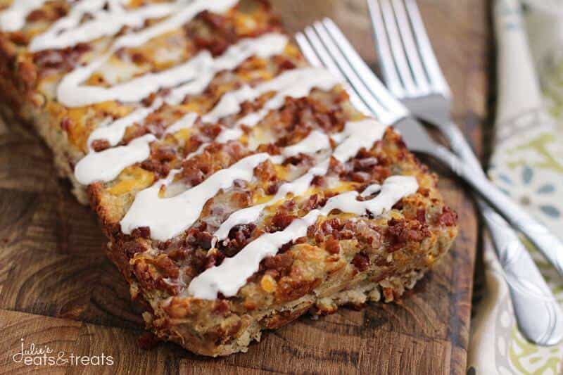 Chicken Bacon Ranch Meatloaf--Part of The Best Chicken Bacon Ranch Recipes