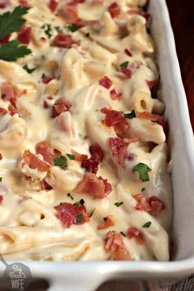  Bacon Ranch Macaroni and Cheese--Part of The Best Chicken Bacon Ranch Recipes