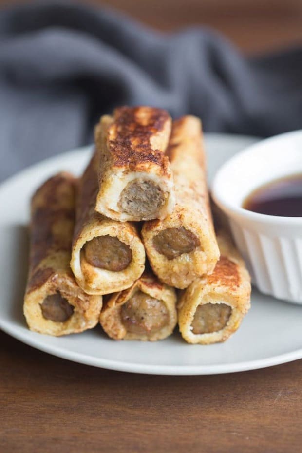 Easy to make and fun to eat, these French Toast Sausage Roll-Ups are always popular with my family. A yummy twist on traditional french toast.
