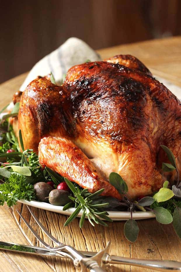 Citrus and Herb Butter Roast Turkey - The Best Blog Recipes