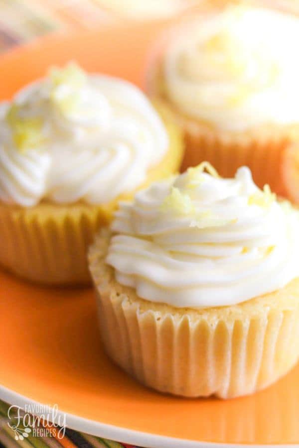 These Lemon Buttermilk Cupcakes with Lemon Cream Frosting taste like cupcakes you would buy at an expensive cupcake shop. Creamy lemon flavor in every bite!