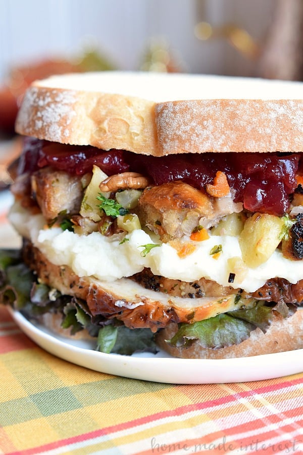 Thanksgiving Leftovers Sandwich - The Best Blog Recipes
