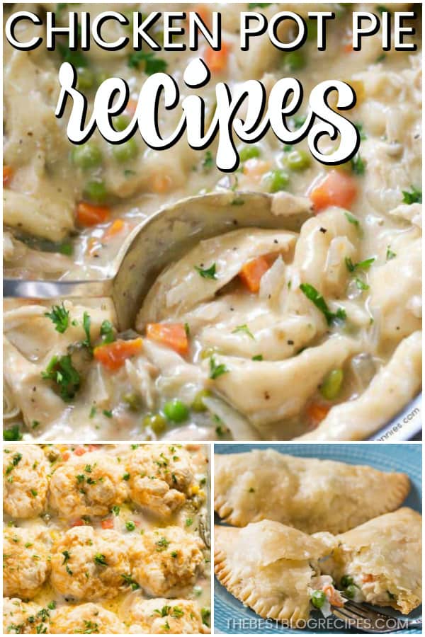 Chicken Pot Pie Recipes are going to be new favorites among your friends and family. The savory, warm, flaky recipes in this list are almost too good to be true.
