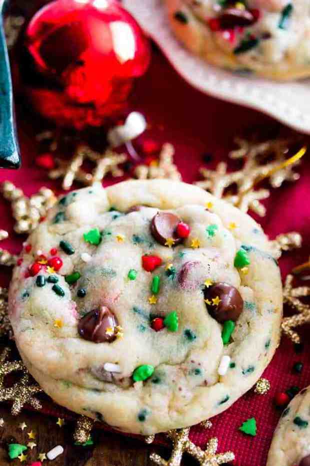 FUNFETTI COOKIES | 20+ Easy Christmas Dessert Recipes | The Best Blog Recipes