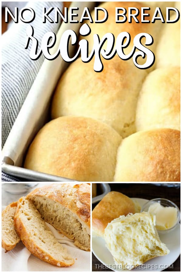 No Knead Bread and Roll Recipes make the best dinner, side dish, or appetizer. Perfect for when you want to serve up something hot and delicious but don't feel like spending all day long in the kitchen!
