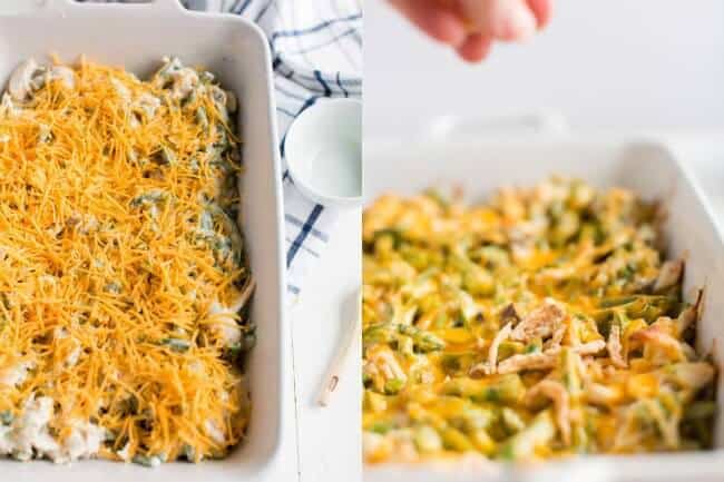 How to Make Green Bean and Chicken Casserole with Cheese