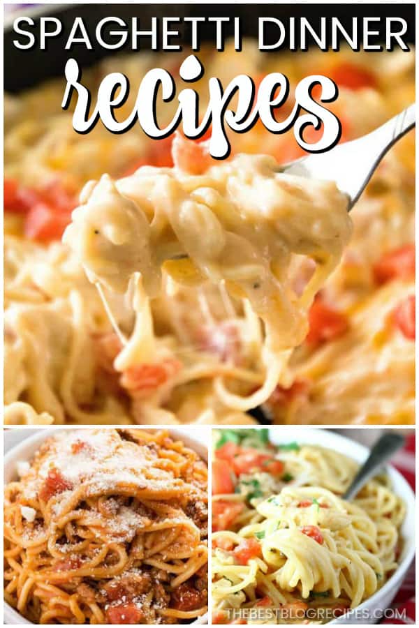 The Best Spaghetti Recipes are what is missing from your cookbook. You are going to go crazy for these twists on the  classic Spaghetti dinner we all know and love!