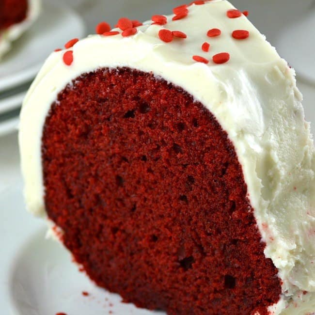 Red Velvet Bundt Cake -- Part of the Best Red Velvet Recipes