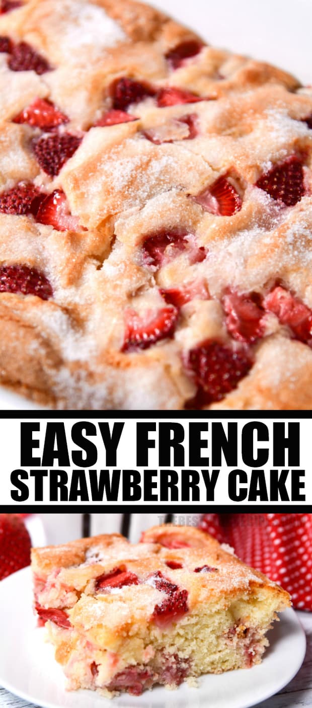 EASY FRENCH STRAWBERRY CAKE