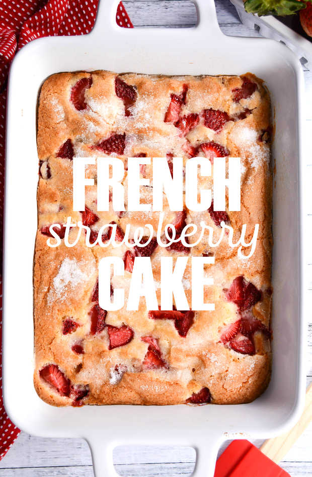 FRENCH STRAWBERRY CAKE FEATURED