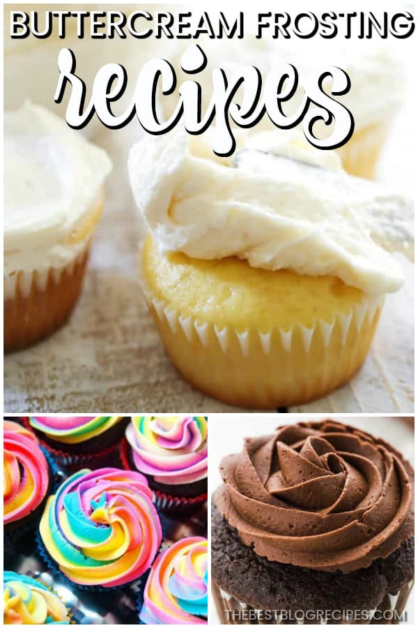 Never again will you need to buy store bought frosting after seeing this list of the Best Buttercream Frosting Recipes. These recipes are so easy to make, so sweet and oh-so delicious.