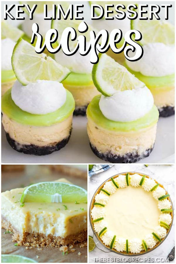 The Best Key Lime Dessert Recipes are going to be your new favorite treats. Key lime desserts are so popular and for good reason. They are the perfect combination of sweet and tangy, and are perfect to serve for any and every occasion!
