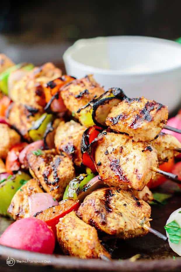 My go-to Mediterranean Grilled Chicken Kabobs…Let’s just say, these easy, flavor-packed kabobs will quickly win your heart.