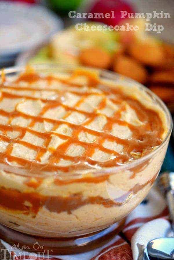 This easy to make, over the top Caramel Pumpkin Cheesecake Dip will have everyone coming back for seconds! The perfect dessert or appetizer for fall!