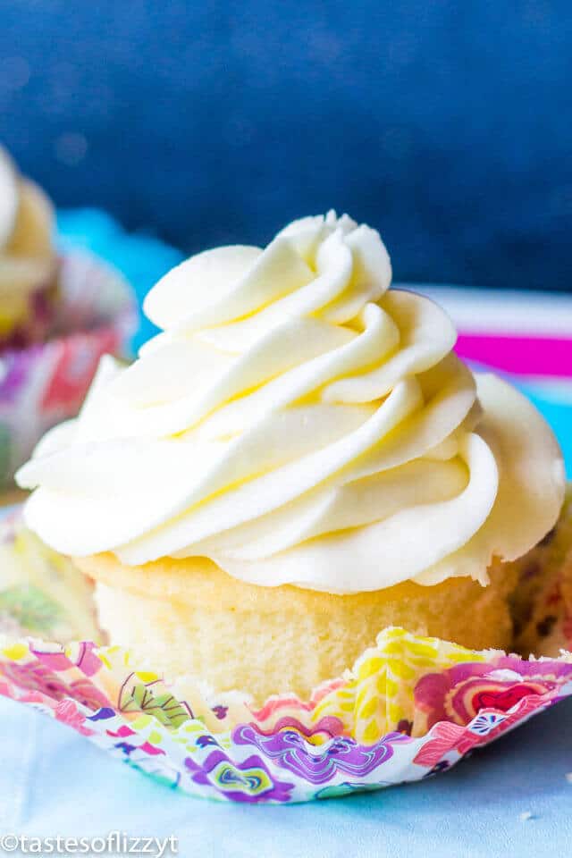 This Simple Vanilla Buttercream is our family’s classic buttercream recipe. This melt-in-your-mouth buttercream is the perfect cupcakes topper!