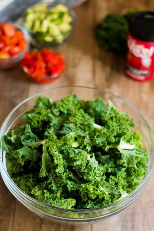 Ingredients for Kale Salad