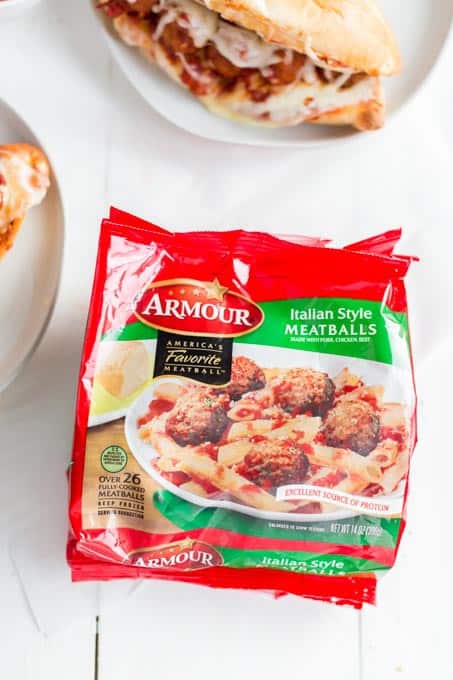 Amour Meatballs with Meatball Sub