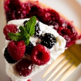 Best Ever Berry Upside Down Cake