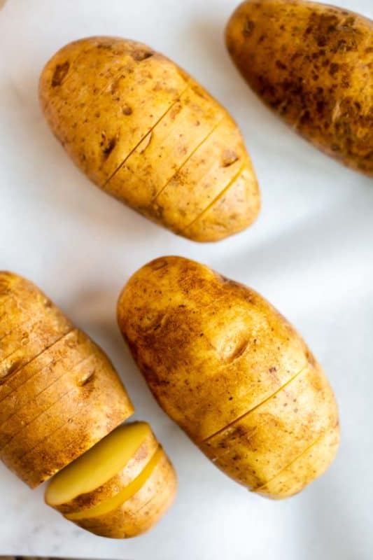 How to Cut Potatoes for Hassleback Potatoes
