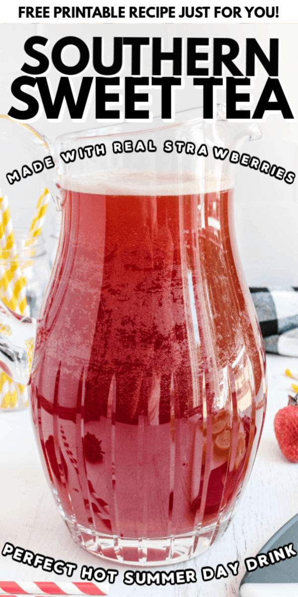 Strawberry Southern Sweet Tea | Drink | The Best Blog Recipes