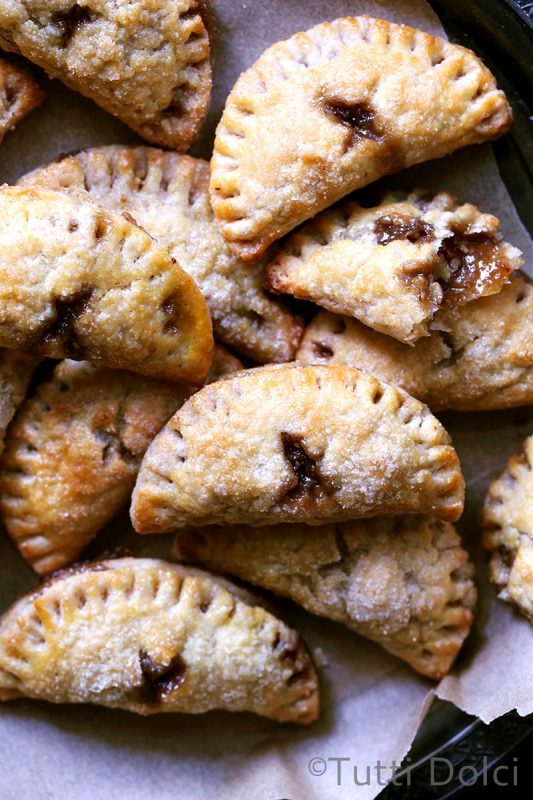 A pile of food, with Pecan Hand Pies