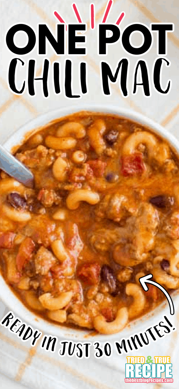 Easy One Pot Chili Mac Recipe | Dinner Recipes | The Best Blog Recipes