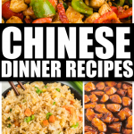 A bunch of different types of food, with Better than takeout fried rice and Take-out
