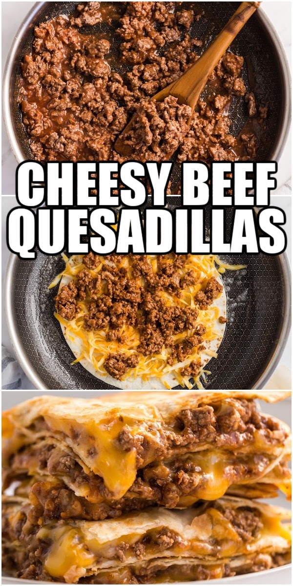 Cheesy Beef Quesadillas | Dinner | The Best Blog Recipes