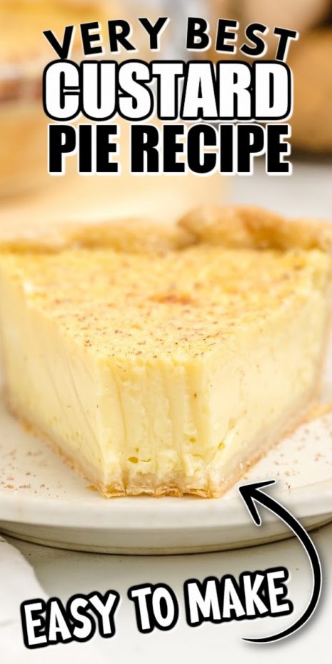 Custard Pie slice