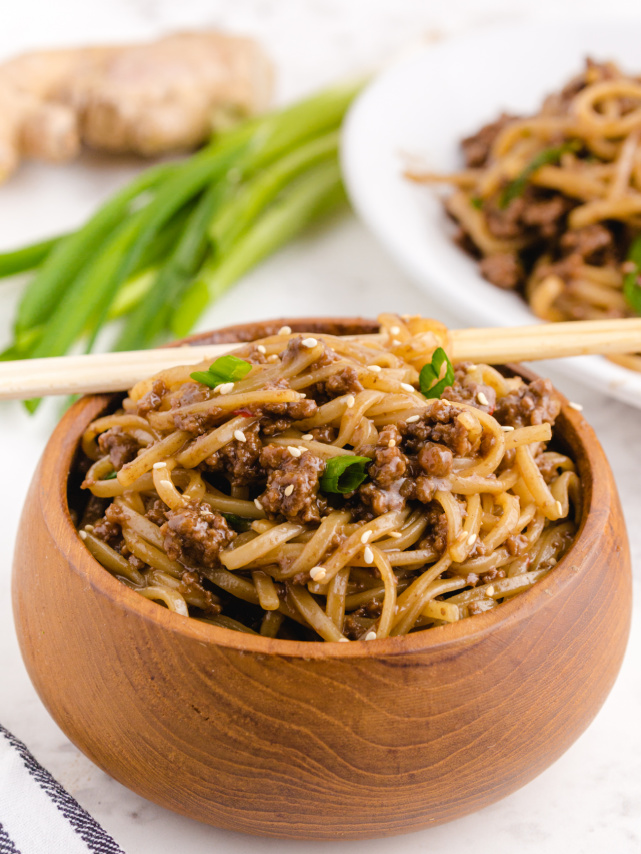 Mongolian Beef and Noodle
