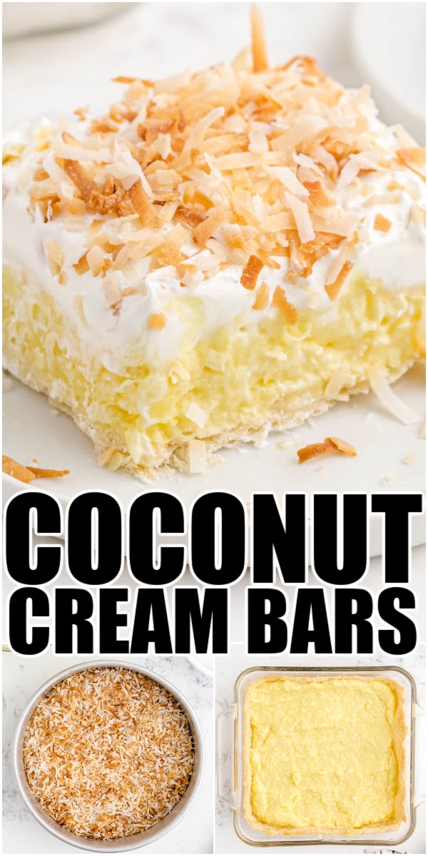 Coconut Cream Bars | Dessert | The Best Blog Recipes