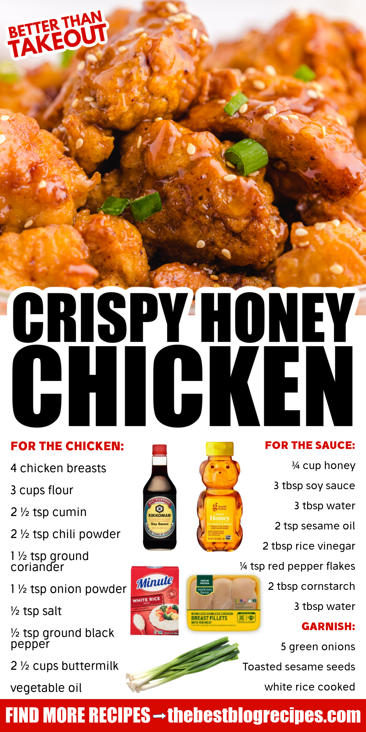 Crispy Honey Chicken | Dinner | The Best Blog Recipes
