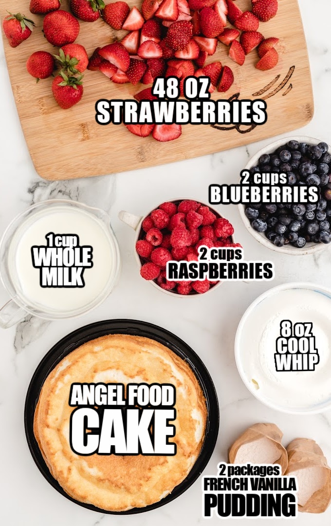 Vanilla Trifle Ingredients