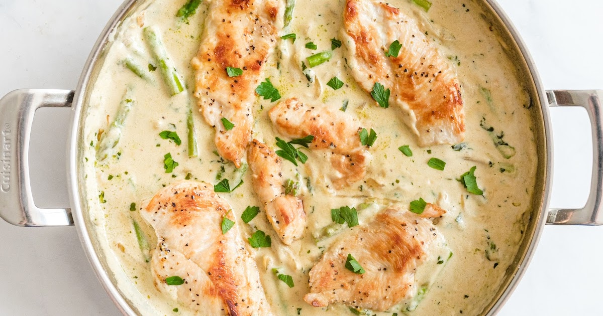 Creamy Chicken and Asparagus | Dinner | The Best Blog Recipes