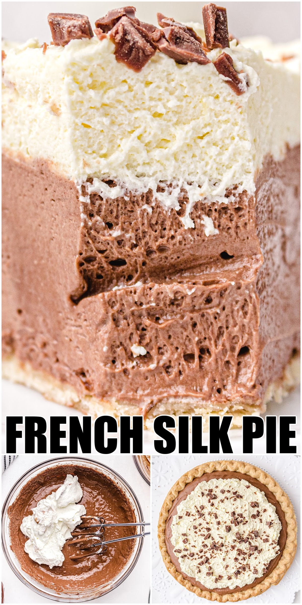 French Silk Pie | Dessert | The Best Blog Recipes
