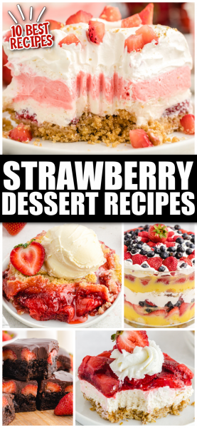 Strawberry Dessert Recipes | Round Up | The Best Blog Recipes