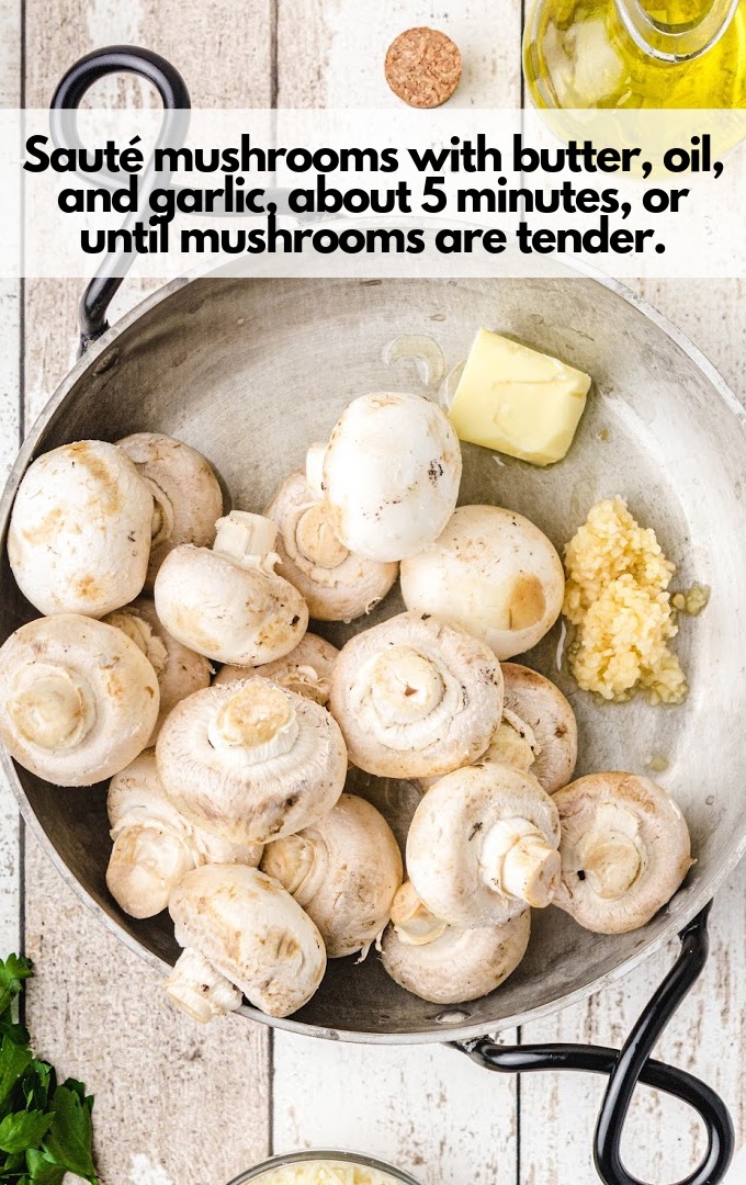 saute mushrooms