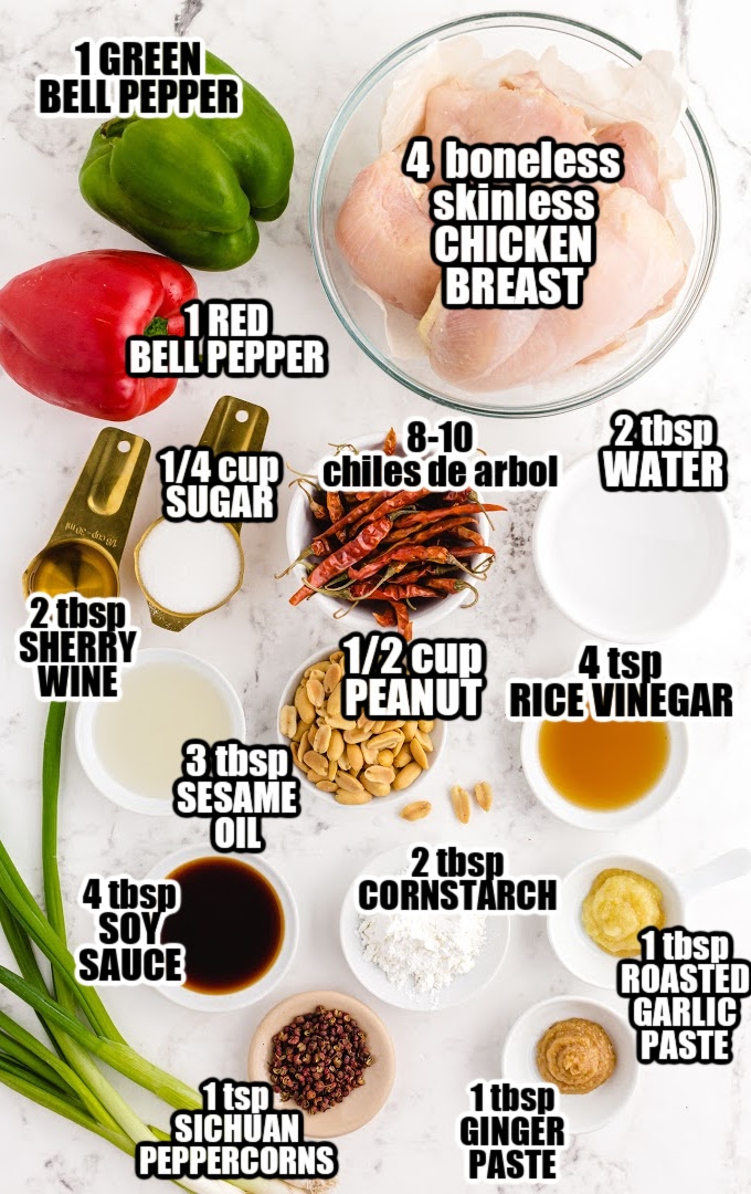 Kung Pao Chicken Ingredients