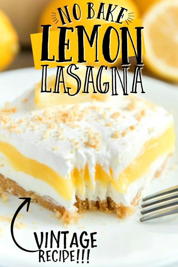 A piece of cake on a plate, with Lemon and Cheese